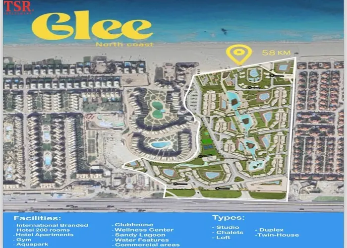 قرية جلي الساحل الشمالي Glee North Coast بمقدم 10%